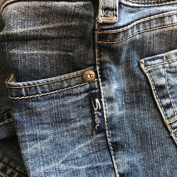 Silver boot cut jeans size 30 - Picture 4 of 7